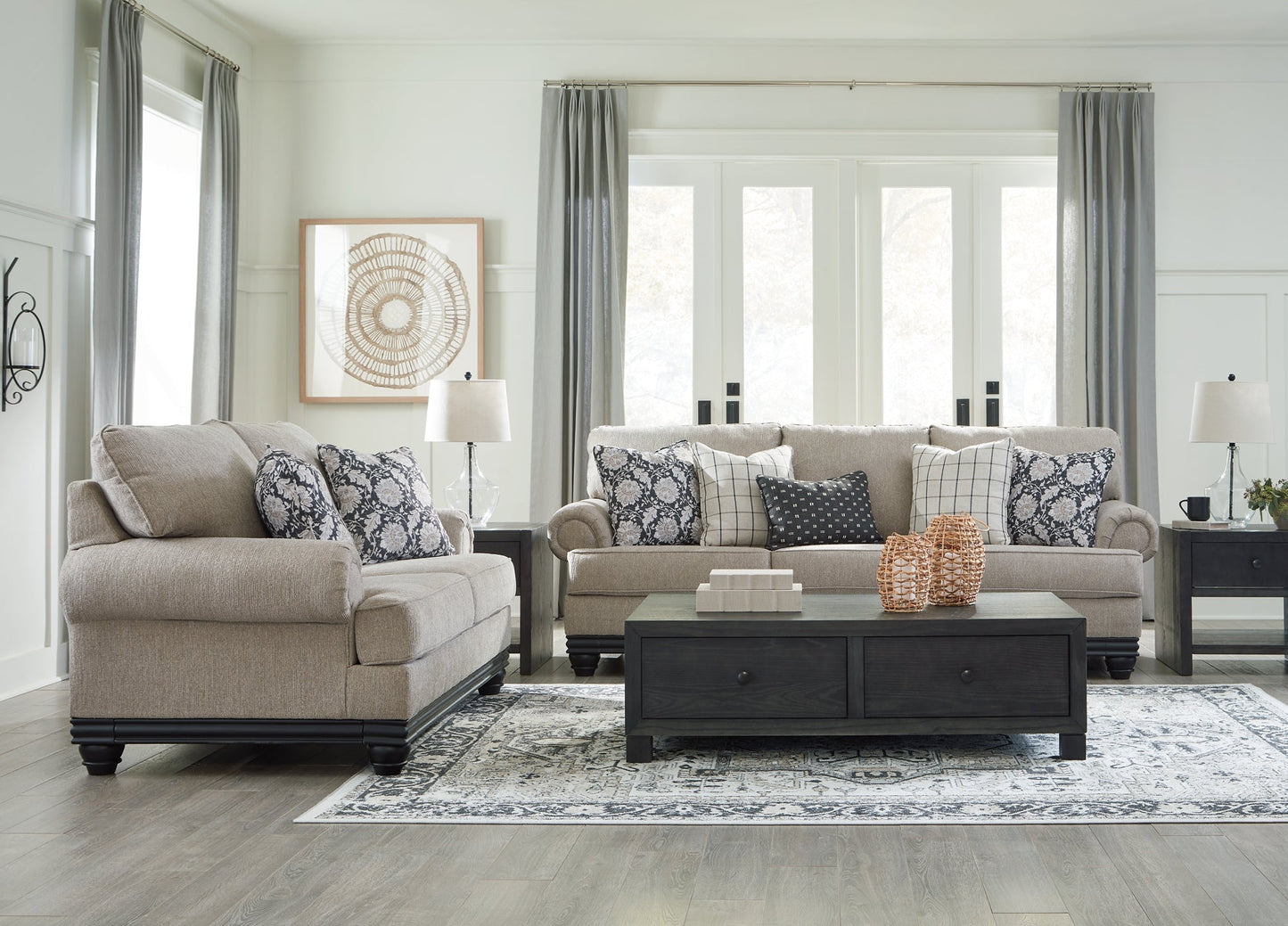 Elbiani Sofa and Loveseat at Walker Mattress and Furniture Locations in Cedar Park and Belton TX.
