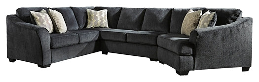 Eltmann 3-Piece Sectional with Cuddler at Walker Mattress and Furniture Locations in Cedar Park and Belton TX.