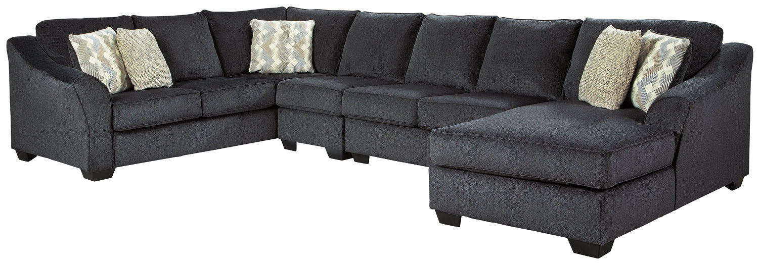 Eltmann 4-Piece Sectional with Chaise at Walker Mattress and Furniture Locations in Cedar Park and Belton TX.