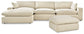 Elyza 3-Piece Sectional with Ottoman at Walker Mattress and Furniture Locations in Cedar Park and Belton TX.