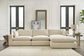 Elyza 3-Piece Sectional with Ottoman at Walker Mattress and Furniture Locations in Cedar Park and Belton TX.