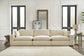 Elyza 3-Piece Sectional with Ottoman at Walker Mattress and Furniture Locations in Cedar Park and Belton TX.
