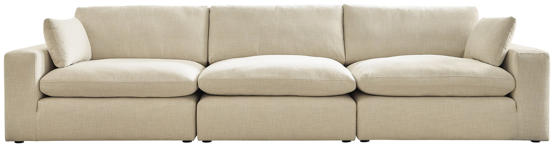 Elyza 3-Piece Sectional with Ottoman at Walker Mattress and Furniture Locations in Cedar Park and Belton TX.