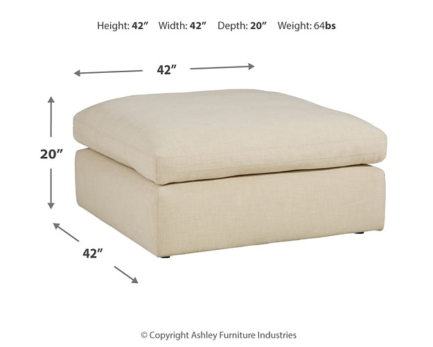 Elyza 5-Piece Sectional with Ottoman at Walker Mattress and Furniture Locations in Cedar Park and Belton TX.