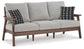 Emmeline Outdoor Sofa with Coffee Table at Walker Mattress and Furniture Locations in Cedar Park and Belton TX.