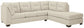 Falkirk 2-Piece Sectional with Ottoman at Walker Mattress and Furniture Locations in Cedar Park and Belton TX.