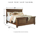 Flynnter Queen Panel Bed with Dresser at Walker Mattress and Furniture Locations in Cedar Park and Belton TX.