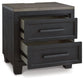 Foyland California King Panel Storage Bed with Mirrored Dresser, Chest and 2 Nightstands at Walker Mattress and Furniture Locations in Cedar Park and Belton TX.