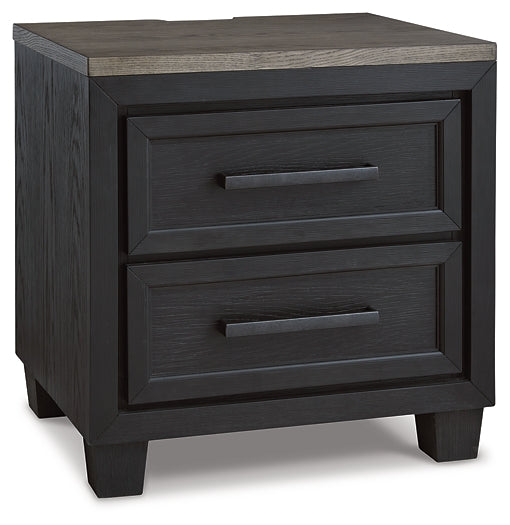 Foyland California King Panel Storage Bed with Mirrored Dresser, Chest and 2 Nightstands at Walker Mattress and Furniture Locations in Cedar Park and Belton TX.