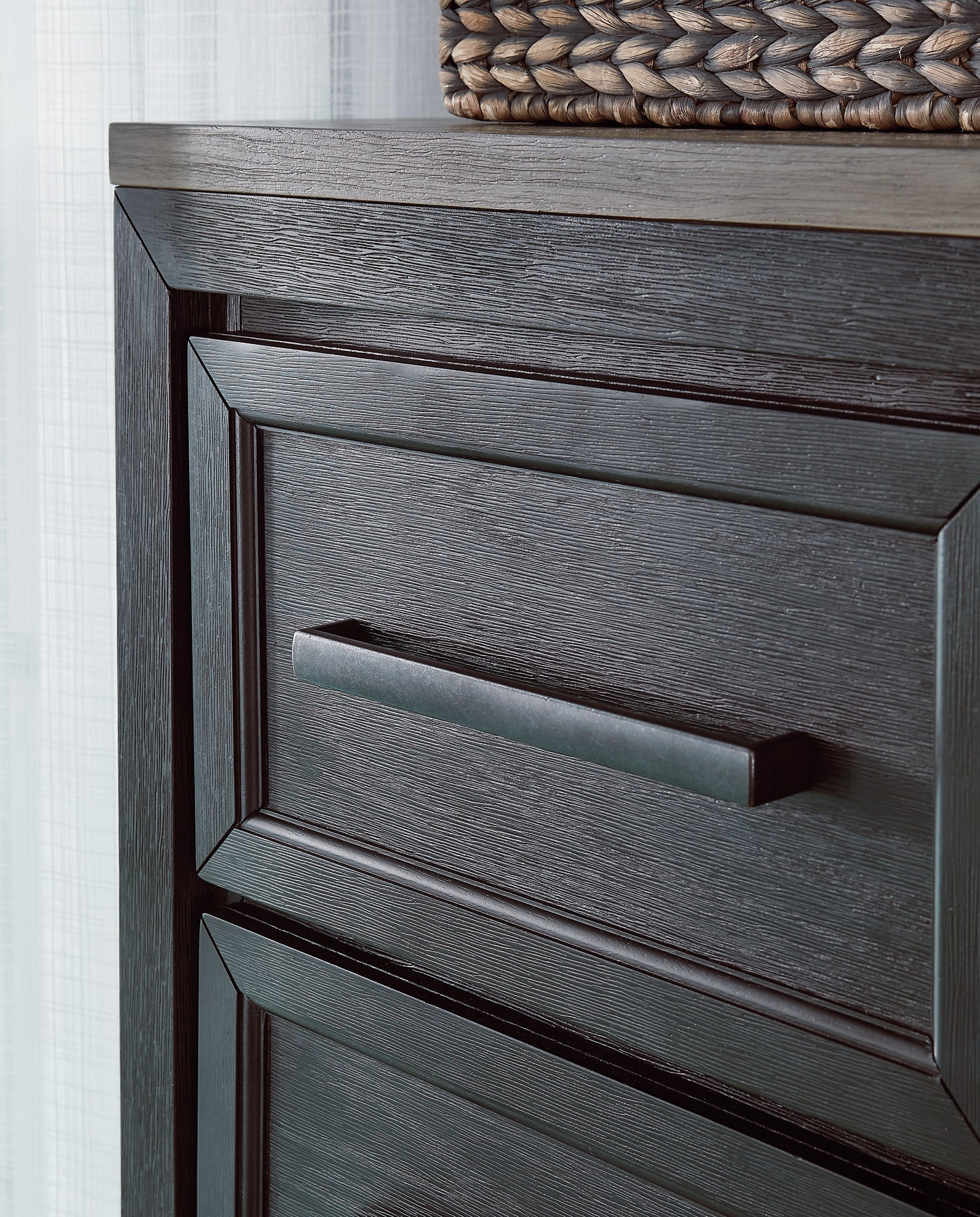 Foyland California King Panel Storage Bed with Mirrored Dresser and Chest at Walker Mattress and Furniture Locations in Cedar Park and Belton TX.