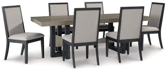Foyland Dining Table and 6 Chairs at Walker Mattress and Furniture Locations in Cedar Park and Belton TX.