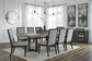 Foyland Dining Table and 8 Chairs at Walker Mattress and Furniture Locations in Cedar Park and Belton TX.