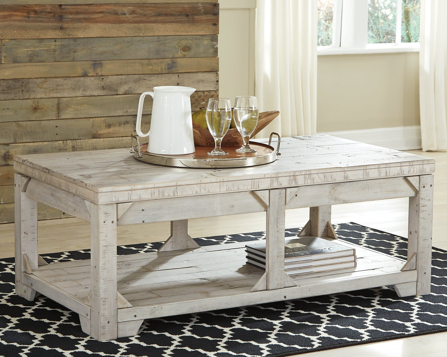 Fregine Coffee Table with 1 End Table at Walker Mattress and Furniture Locations in Cedar Park and Belton TX.