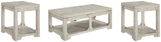 Fregine Coffee Table with 2 End Tables at Walker Mattress and Furniture Locations in Cedar Park and Belton TX.