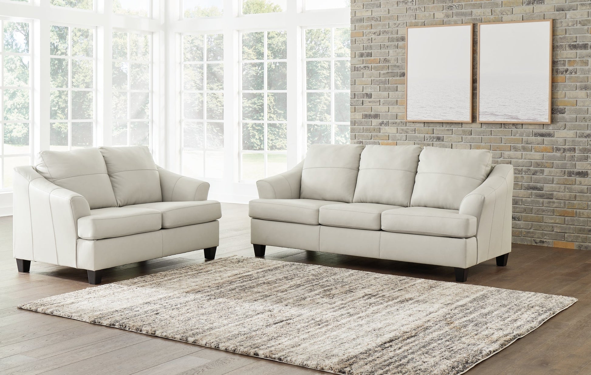 Genoa Sofa and Loveseat at Walker Mattress and Furniture Locations in Cedar Park and Belton TX.