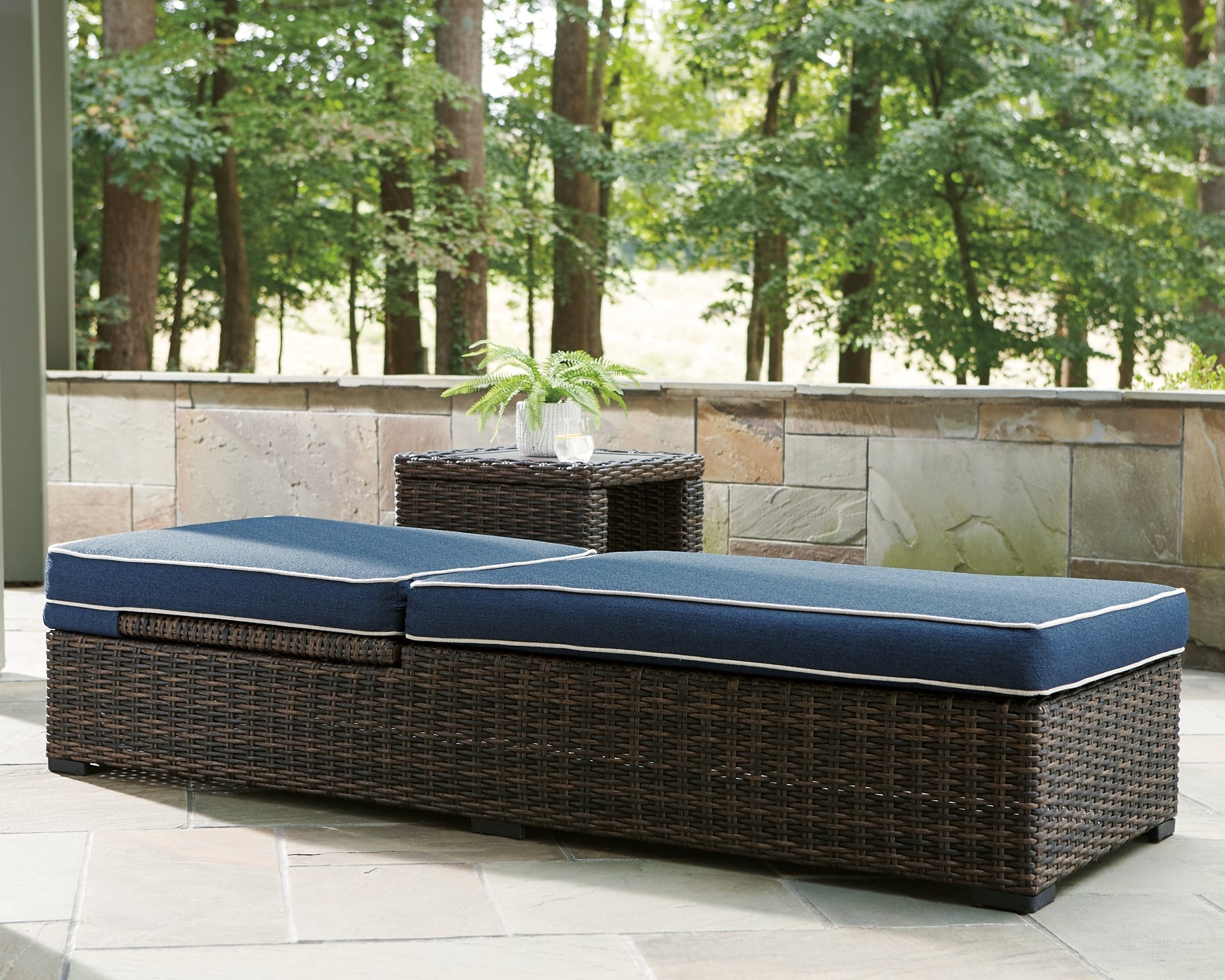 Grasson Lane Chaise Lounge with Cushion at Walker Mattress and Furniture Locations in Cedar Park and Belton TX.