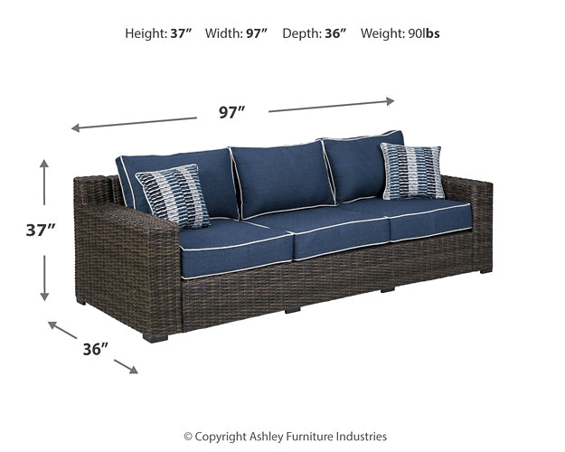 Grasson Lane Sofa with Cushion at Walker Mattress and Furniture Locations in Cedar Park and Belton TX.