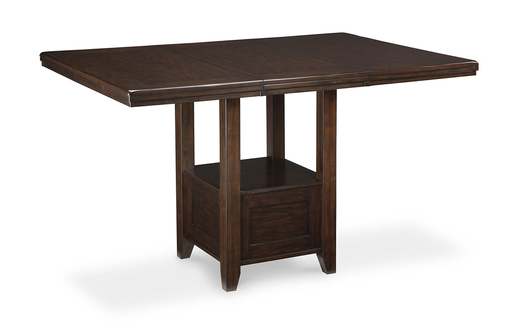 Haddigan Counter Height Dining Table and 4 Barstools at Walker Mattress and Furniture Locations in Cedar Park and Belton TX.