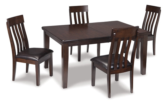 Haddigan Dining Table and 4 Chairs at Walker Mattress and Furniture Locations in Cedar Park and Belton TX.