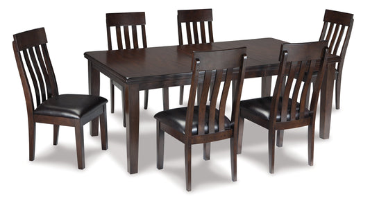 Haddigan Dining Table and 6 Chairs at Walker Mattress and Furniture Locations in Cedar Park and Belton TX.
