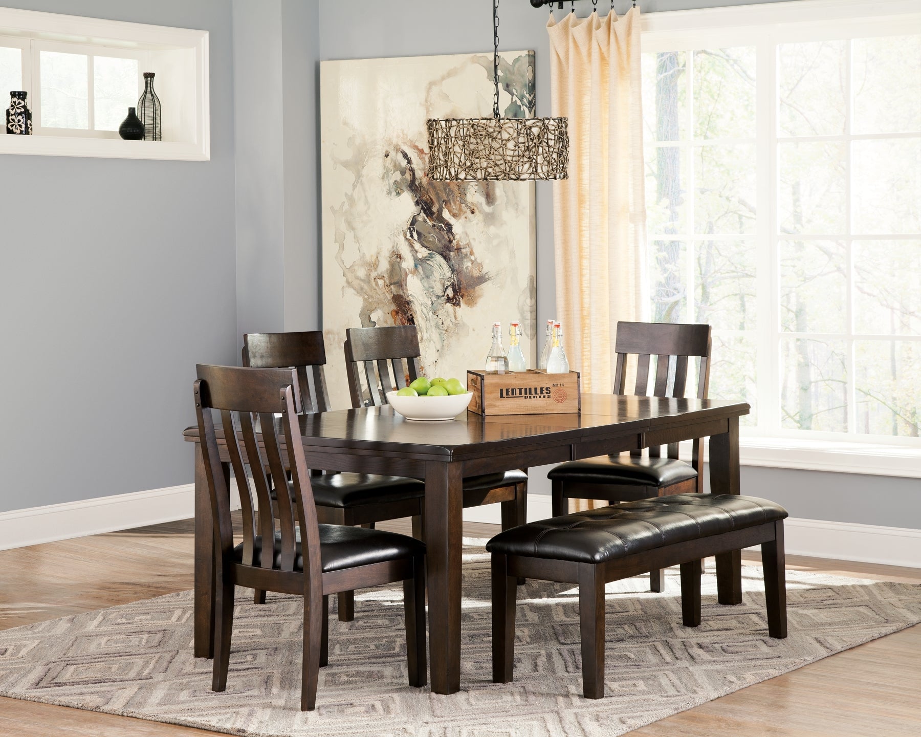 Haddigan RECT Dining Room EXT Table at Walker Mattress and Furniture Locations in Cedar Park and Belton TX.