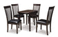 Hammis Dining Table and 4 Chairs at Walker Mattress and Furniture Locations in Cedar Park and Belton TX.