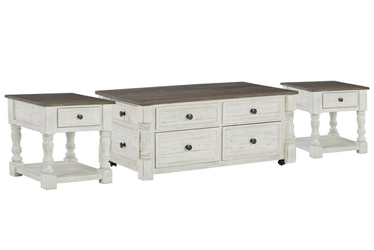 Havalance Coffee Table with 2 End Tables at Walker Mattress and Furniture Locations in Cedar Park and Belton TX.