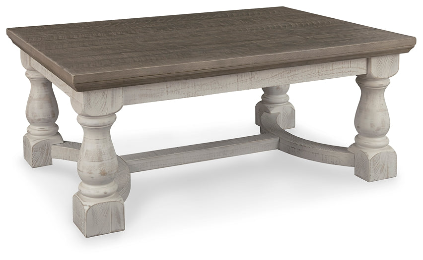 Havalance Coffee Table with 2 End Tables at Walker Mattress and Furniture Locations in Cedar Park and Belton TX.
