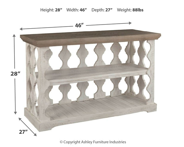 Havalance Console Sofa Table at Walker Mattress and Furniture Locations in Cedar Park and Belton TX.