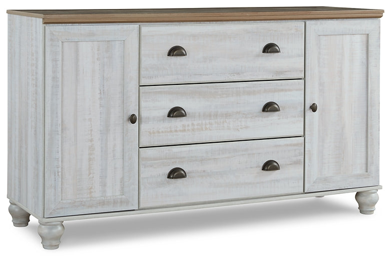 Haven Bay Queen Panel Bed with Dresser at Walker Mattress and Furniture Locations in Cedar Park and Belton TX.