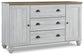 Haven Bay Queen Panel Storage Bed with Dresser at Walker Mattress and Furniture Locations in Cedar Park and Belton TX.