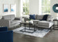 Hazela Sofa Chaise and Loveseat at Walker Mattress and Furniture Locations in Cedar Park and Belton TX.