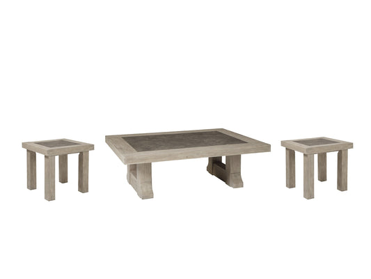 Hennington Coffee Table with 2 End Tables at Walker Mattress and Furniture Locations in Cedar Park and Belton TX.
