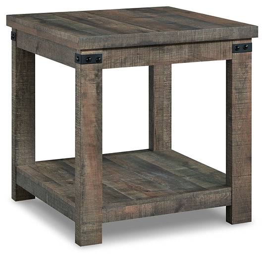Hollum Coffee Table with 2 End Tables at Walker Mattress and Furniture Locations in Cedar Park and Belton TX.