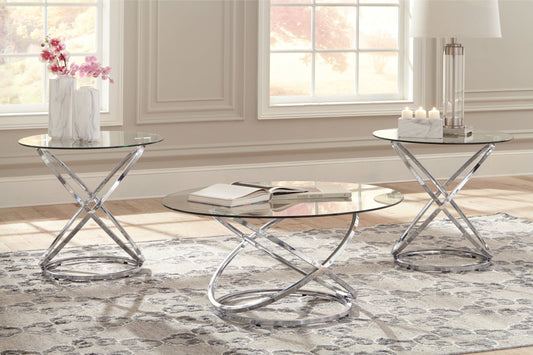 Hollynyx Occasional Table Set (3/CN) at Walker Mattress and Furniture Locations in Cedar Park and Belton TX.