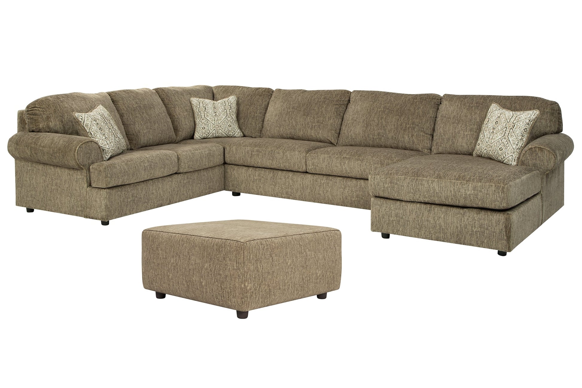 Hoylake 3-Piece Sectional with Ottoman at Walker Mattress and Furniture Locations in Cedar Park and Belton TX.