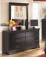 Huey Vineyard Dresser and Mirror at Walker Mattress and Furniture Locations in Cedar Park and Belton TX.