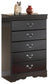 Huey Vineyard Five Drawer Chest at Walker Mattress and Furniture Locations in Cedar Park and Belton TX.