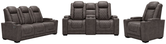 HyllMont Sofa, Loveseat and Recliner at Walker Mattress and Furniture Locations in Cedar Park and Belton TX.