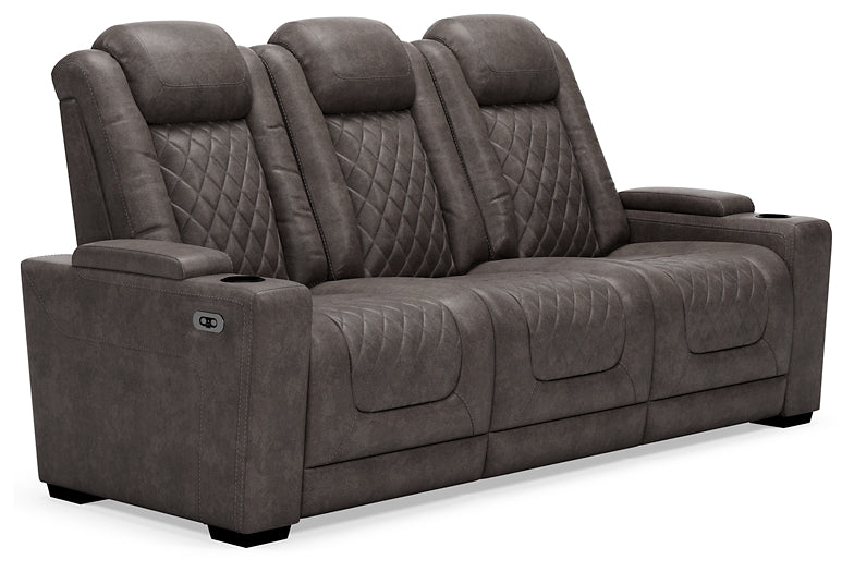 HyllMont Sofa and Loveseat at Walker Mattress and Furniture Locations in Cedar Park and Belton TX.