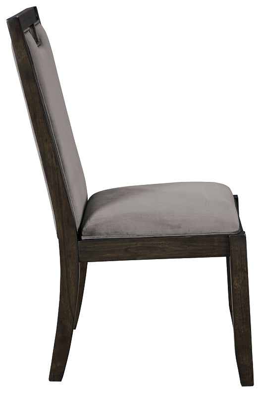 Hyndell Dining UPH Side Chair (2/CN) at Walker Mattress and Furniture Locations in Cedar Park and Belton TX.