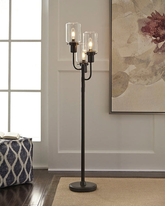 Jaak Metal Floor Lamp (1/CN) at Walker Mattress and Furniture Locations in Cedar Park and Belton TX.