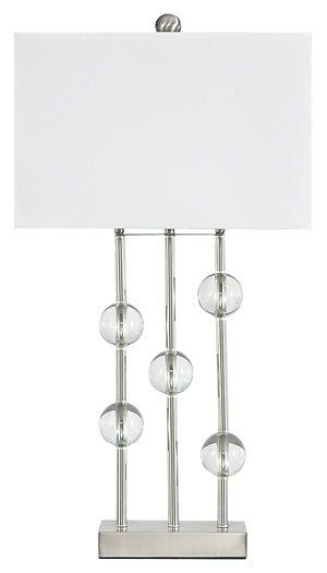Jaala Metal Table Lamp (1/CN) at Walker Mattress and Furniture Locations in Cedar Park and Belton TX.