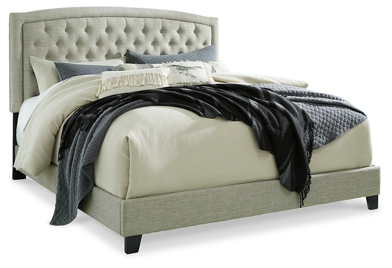 Jerary Queen Upholstered Bed at Walker Mattress and Furniture Locations in Cedar Park and Belton TX.
