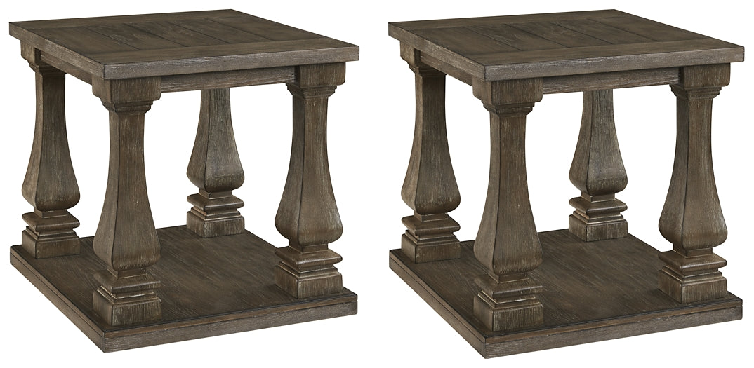 Johnelle 2 End Tables at Walker Mattress and Furniture Locations in Cedar Park and Belton TX.