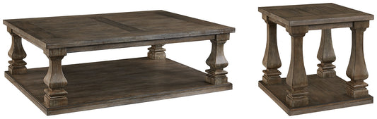 Johnelle Coffee Table with 1 End Table at Walker Mattress and Furniture Locations in Cedar Park and Belton TX.