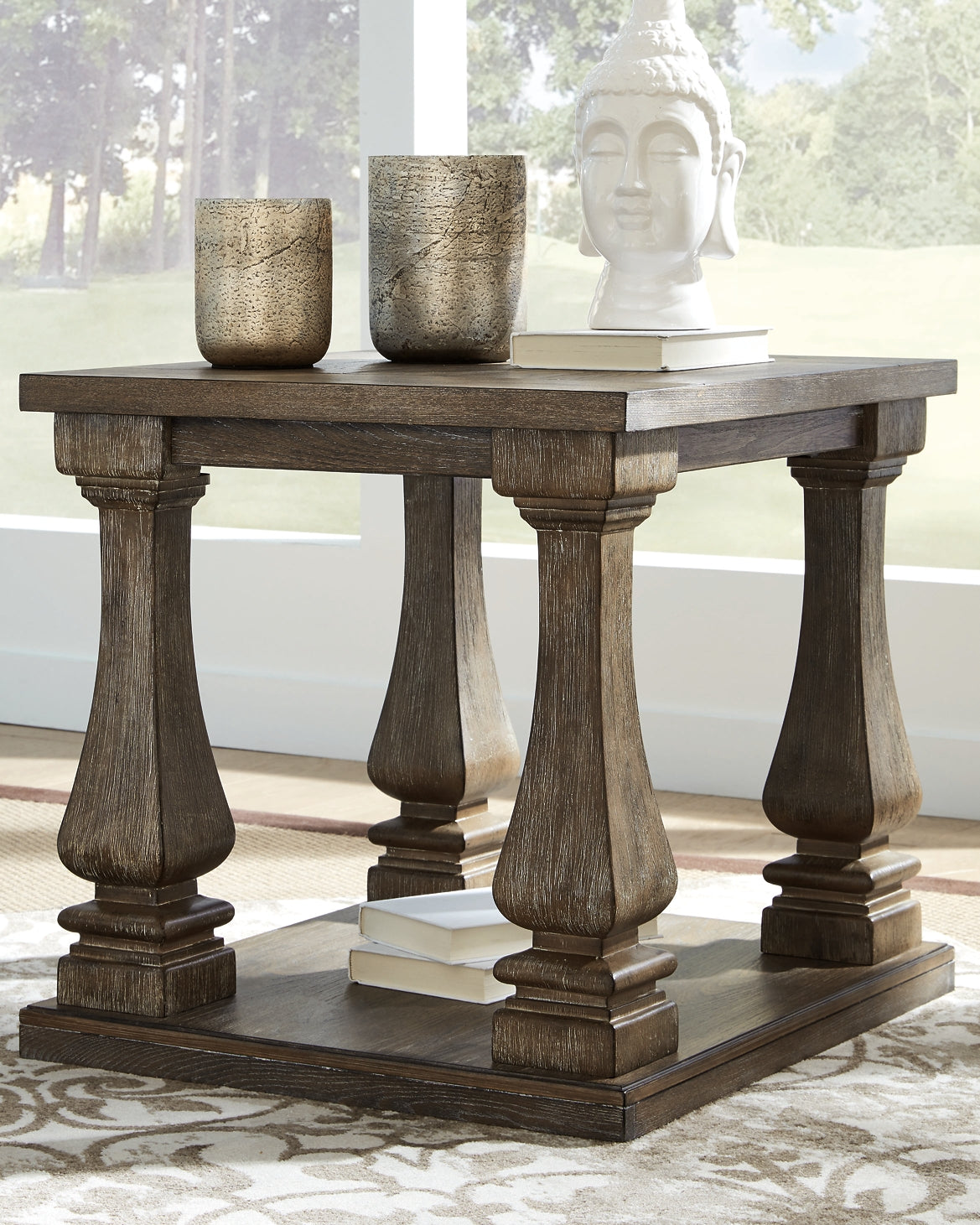 Johnelle Rectangular End Table at Walker Mattress and Furniture Locations in Cedar Park and Belton TX.