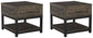 Johurst 2 End Tables at Walker Mattress and Furniture Locations in Cedar Park and Belton TX.