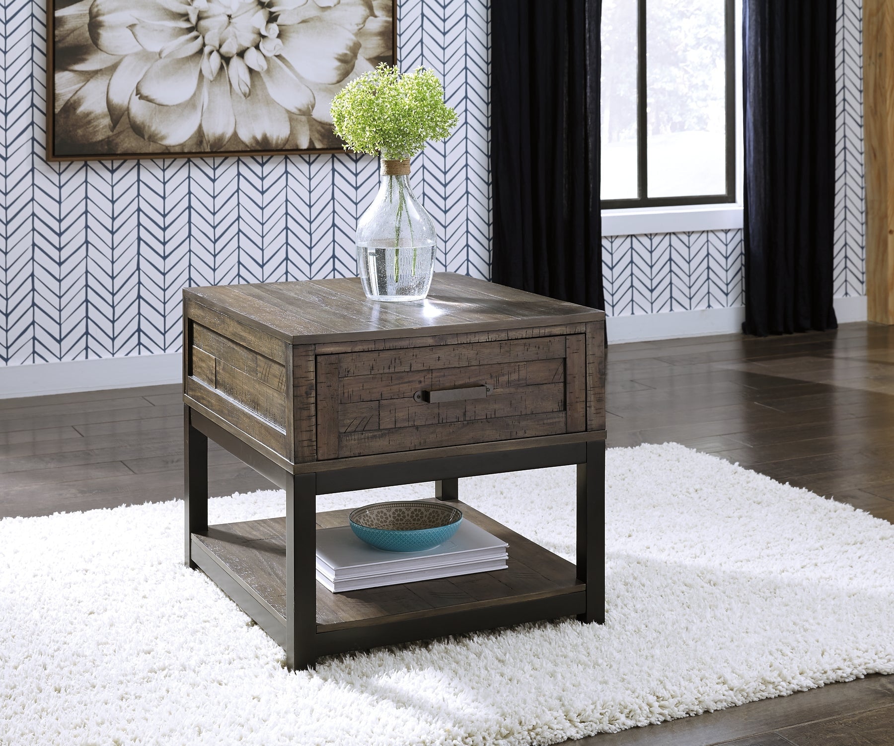 Johurst 2 End Tables at Walker Mattress and Furniture Locations in Cedar Park and Belton TX.