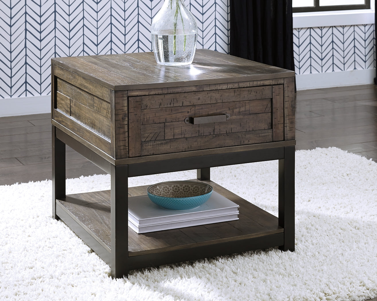 Johurst Coffee Table with 2 End Tables at Walker Mattress and Furniture Locations in Cedar Park and Belton TX.